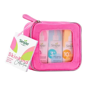 Simple SkinKind Collection Booster Serum Gift Set (3% Hyaluronic Acid+B5, 10% VitaminC+E+F & 10% Vitamin B3 Niacinamide)